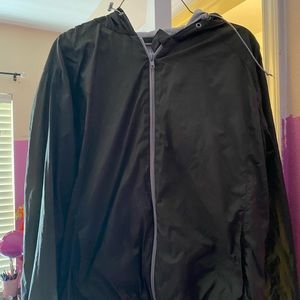 Dark green bomber jacket